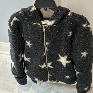 Star Hooded Teddy Jacket